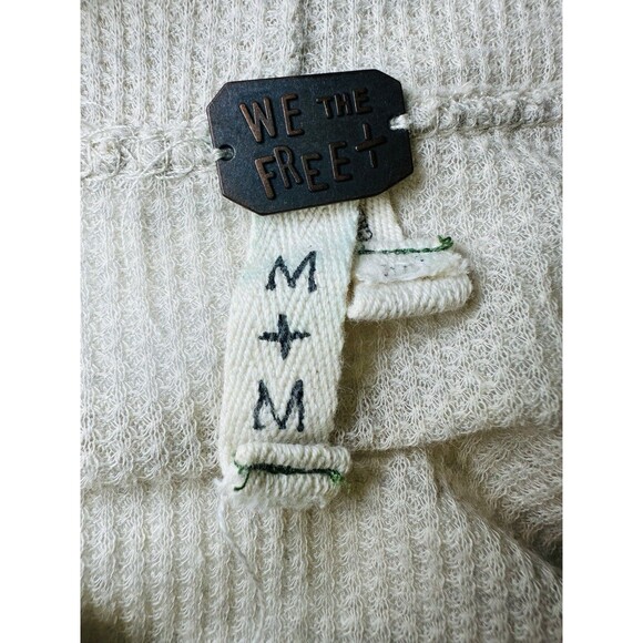 We The Free Beige Wonder Woman Mock Neck Thermal Tunic Dress Women's MEDIUM‎ - Picture 7 of 11